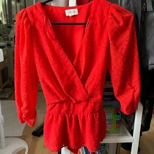 Heart Design Blouse